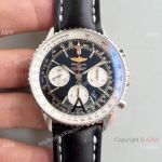 JF Factory Breitling Navitimer 01 Chrono SS Black Leather Strap Watch 43mm_th.jpg
